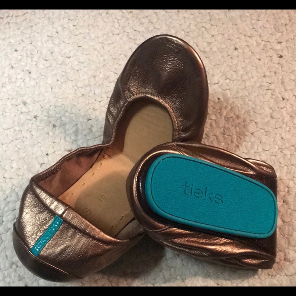Tieks metallic bronze (SOLD)